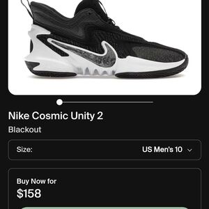 Nike Cosmic Unity 2 Men's Black Shoes